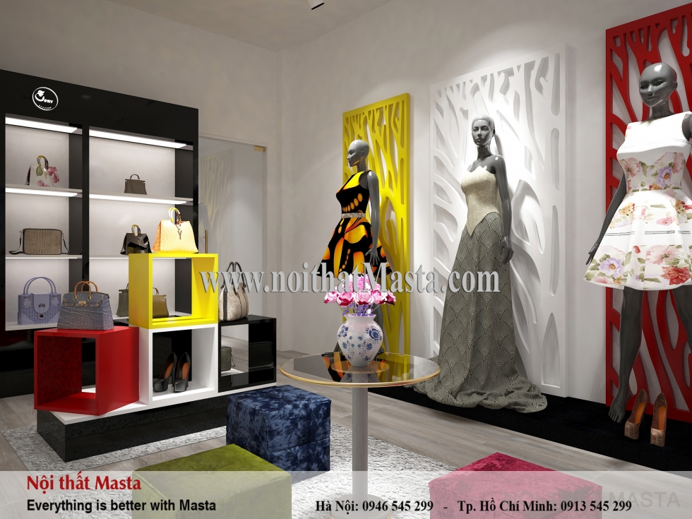 thiet ke shop thoi trang nu